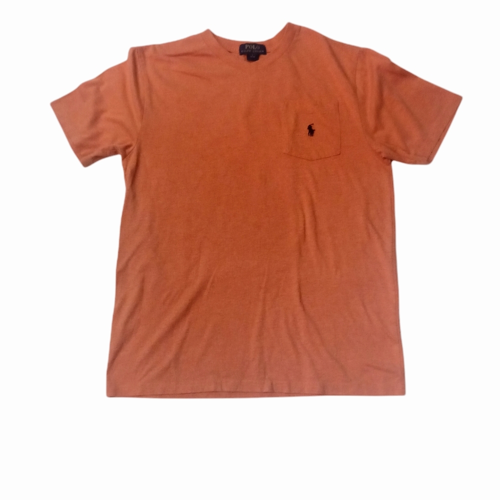 Boys Orange short sleeve Polo
